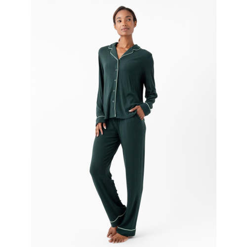 Rib Knit Classic Long Sleeve Pajama Set - Cozy Earth | Cozy Earth
