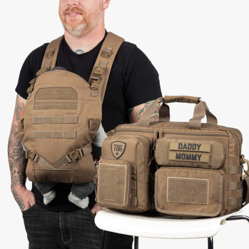 Deuce Diaper Bag + Baby Carrier Bundle