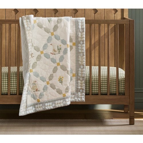 Chris Loves Julia Duck Baby Quilt | Pottery Barn Kids