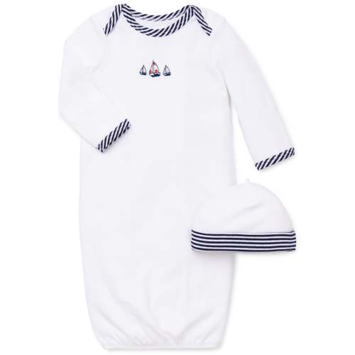Sailboats Sleeper Gown And Hat