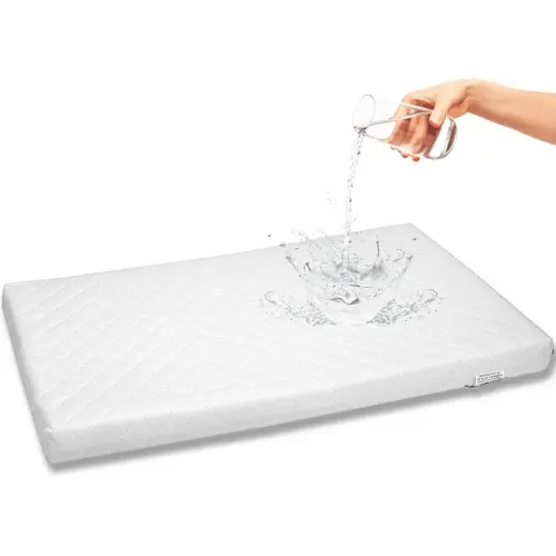 Bassinet Cradle Mattress Pad (Rectangle, 17X35) for Newborn Comfort Breathable Easy Clean Hypoallergenic Waterproof Made in USA