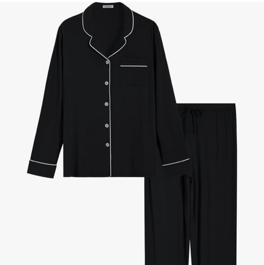 Latuza Women's 32"/34" Inseam Tall Pajama Set Bamboo Viscose Pj Set Tall Size