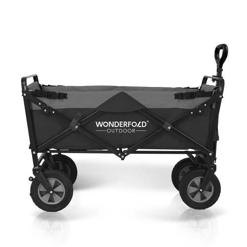 Wonderfold Outdoor S1 Utility Folding Wagon with Stand