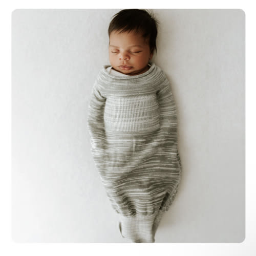 Grey Swaddle Sleep Sack - Small ( 6-12 pounds)