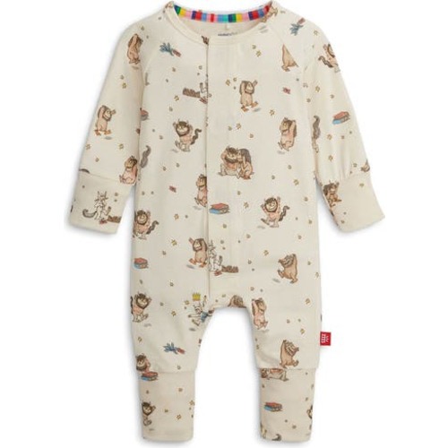 Where the Wild Things Are Magnetic Closure Convertible Romper, 3-6M