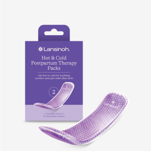 Lansinoh Hot and Cold Pads for Postpartum Essentials, 2 Count Postpartum Pads