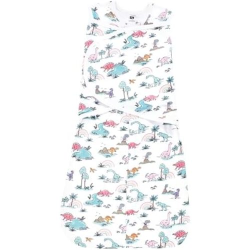 Hudson Baby Infant Girls Convertible Swaddle Sleep Sack, 0-3 Months