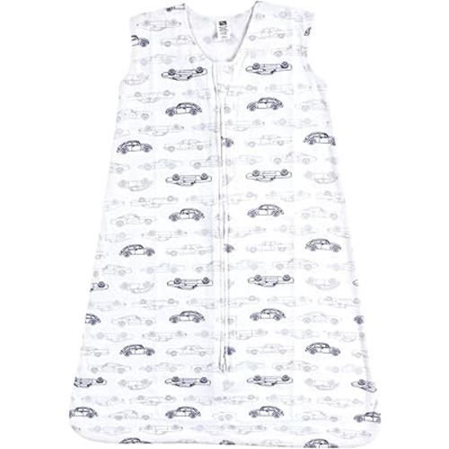 Hudson Baby Unisex BabyCotton Sleeveless Wearable Sleeping Bag, Sack, Blanket