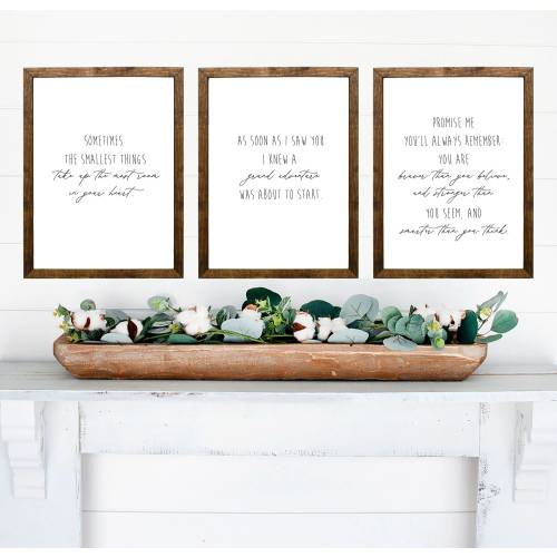 Sometimes the smallest things Nursery art sign, Gender Neutral Nursery, inspirational quotes, new baby gift, baby shower gift wall decor