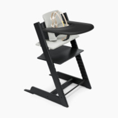 Stokke Tripp Trapp High Chair Complete - Black/Nordic Grey/Black Tray