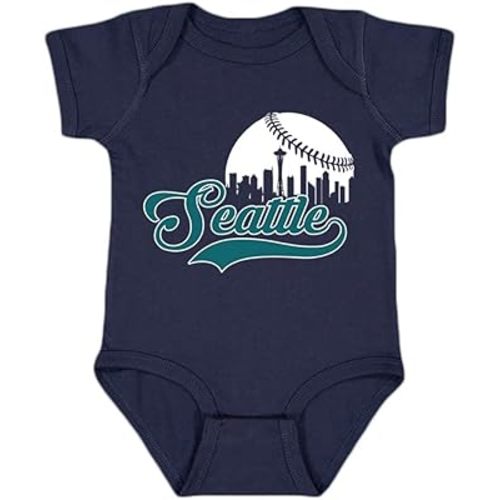 Xtreme Apparrel City Skyline Kid's Onesie for Baseball Fans