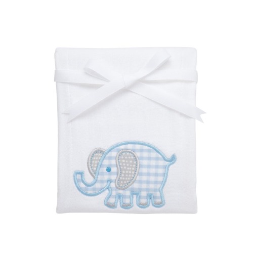 Playful Pals Applique Burp Cloth