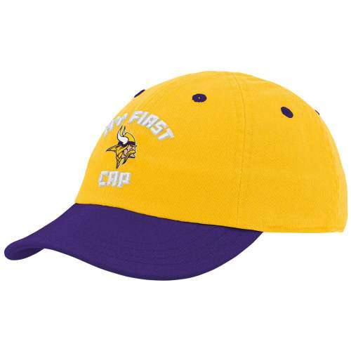 Infant's Minnesota Vikings Outerstuff Gold My First Pixel Slouch Flex Hat