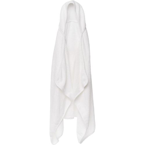 Lalo The Hooded Towel - 100% Organic Cotton, Soft on Sensitive Skin, Cozy & Absorbent, Machine Washable Baby Hooded Bath Towel - Coconut