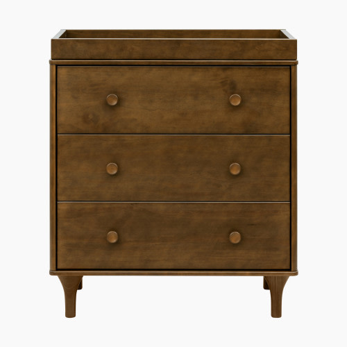 babyletto Lolly 3-Drawer Changer Dresser - Natural Walnut