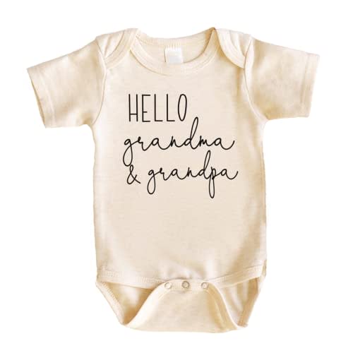Bump and Beyond Designs Hello Grandma and Grandpa Pregnancy Announcement Gifts