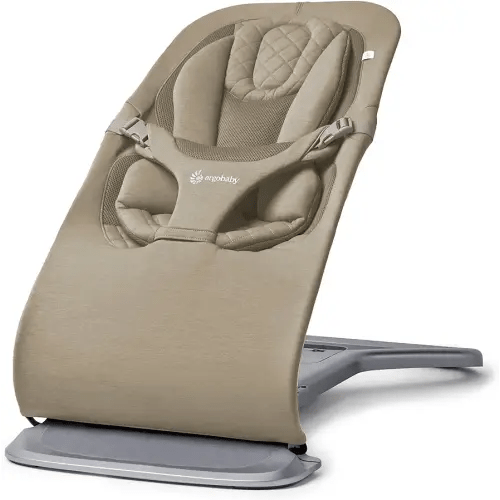 Ergobaby Evolve 3-in-1 Bouncer, Adjustable Multi Position Baby Bouncer Seat, Fits Newborn to Toddler, Soft Olive