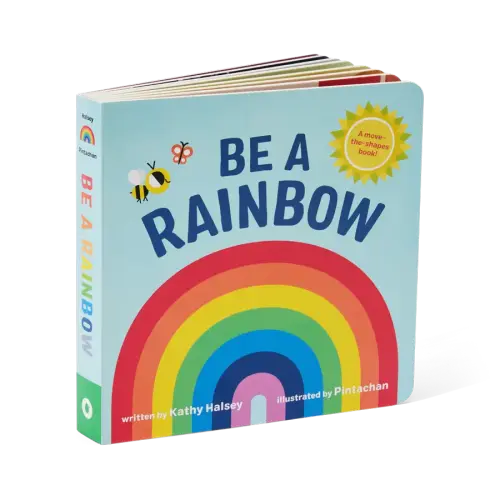 Be A Rainbow: A move-the-shapes book! | KiwiCo