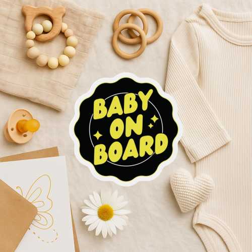 Baby On Board Magnet, Safety Sign