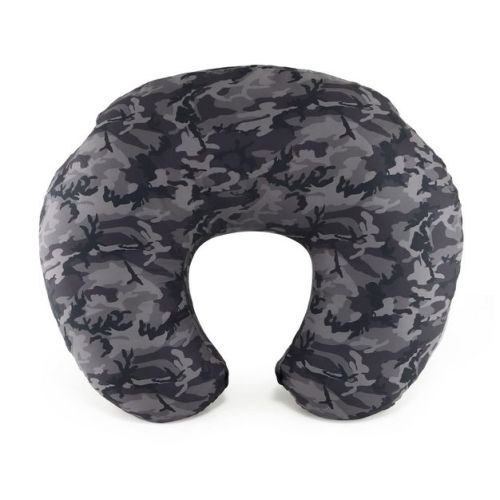 The Peanutshell Nursing Pillow for Breastfeeding, Black Camo