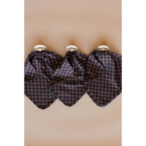 BLACK + BROWN MINI CHECKER | LOVIE