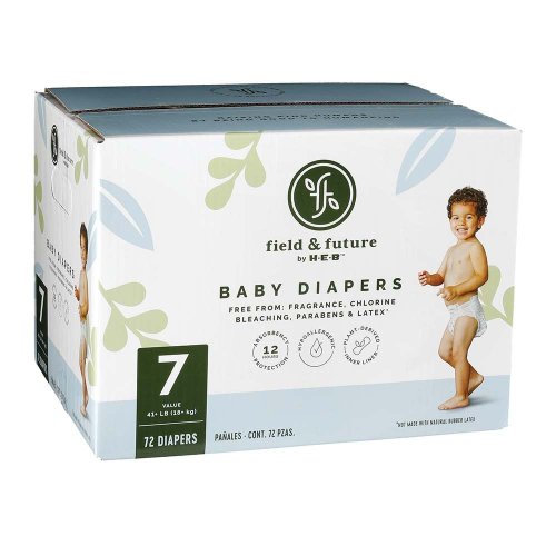 Field & Future by H-E-B Value Pack Baby Diapers - Size 7