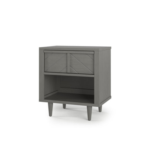 Surrey Hill 1-Drawer Nightstand with Shelf