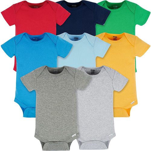 Onesies Brand baby-boys 8-pack Short Sleeve Mix & Match Bodysuits