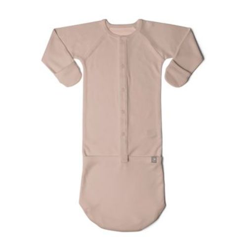 Goumi 24 Hour Convertible Sleeper Baby Gown - Sandstone 0-3m