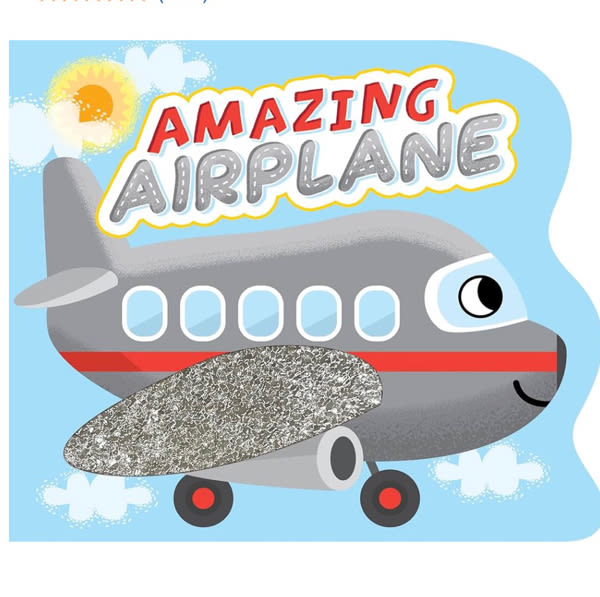 Little Hippo Books Amazing Airplane - Touch and Feel Board Book - Sensory Board Book (Touch & Feel Sensory Board Books for Baby & Toddler Time)