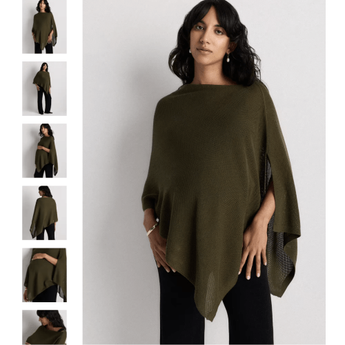 Lightweight Cotton Cashmere Nursing Shawl