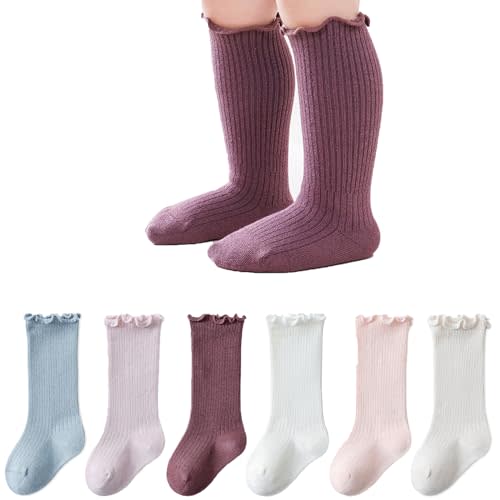 Apone Fatu Baby Knee High Socks Newborn Infants Toddlers Cotton Uniform Stockings Warm Cotton Boys Girls Stockings