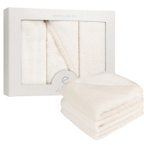 3 Pack Washcloth Set - Cream Default Title