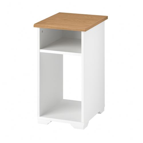 SKRUVBY Side table - white 15 3/4x12 5/8 "