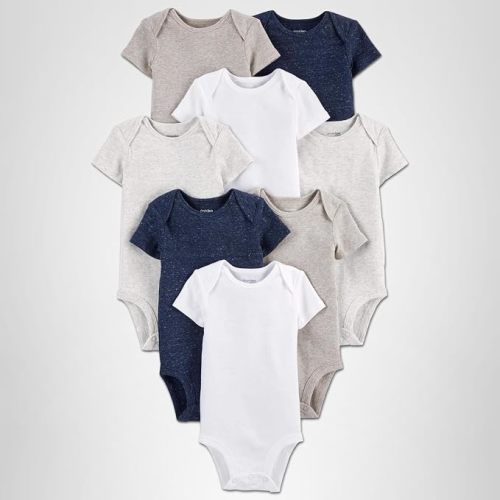Simple Joys by Carter's Baby 8-Pack Short-Sleeve Bodysuit