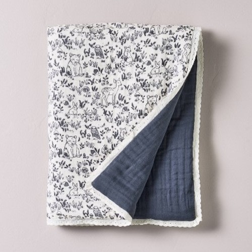 Reversible Woodland Muslin Baby Blanket - Hearth & Hand™ with Magnolia