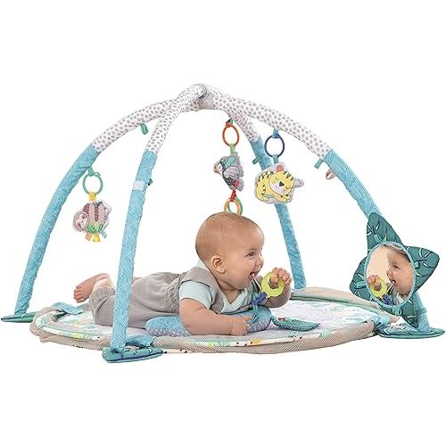 Infantino 4-in-1 Sloth Jumbo - Combination Baby Activity Gym and Ball Pit for Sensory Exploration and Motor Skill Development, for Newborns, Babies and Toddlers