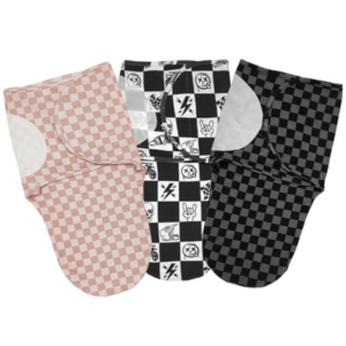 Checker Swaddles *PREORDER - SHIPPING OUT BETWEEN OCT 6 - 13* | Strictly Wild