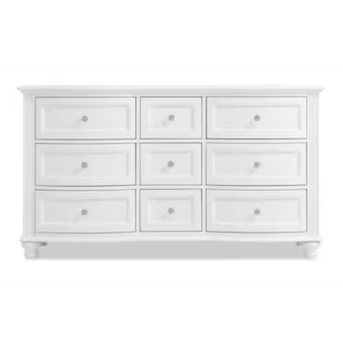 Madelyn White 9 Drawer Dresser
