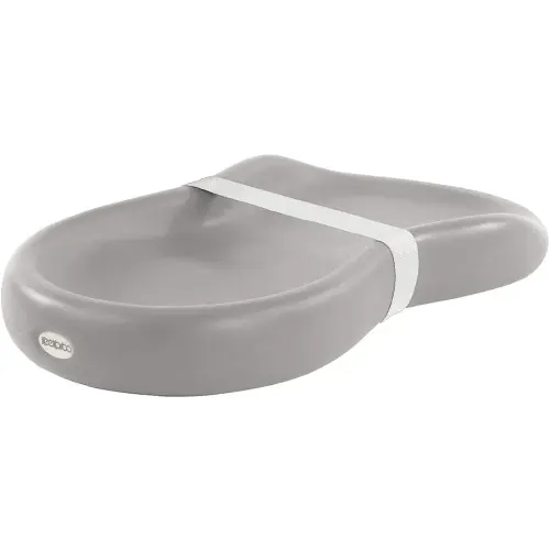 Keekaroo Peanut Changer Grey – the Original Made in USA easy-to-clean changing pad and the only shell over foam, fully impermeable to fluid