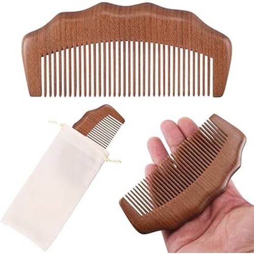 Wooden Labor Comb for Women, Labor and Delivery Essentials for Pregnant Women, Natural Birthing Comb Baby Shower Gifts with Cloth Bag