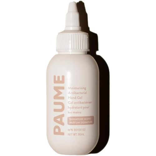 PAUME Moisturizing Antibacterial Sanitizer Hand Gel, Silicon & Paraben Free, No Artificial Fragrances & Vegan, Long-Lasting Hydration, 90ml
