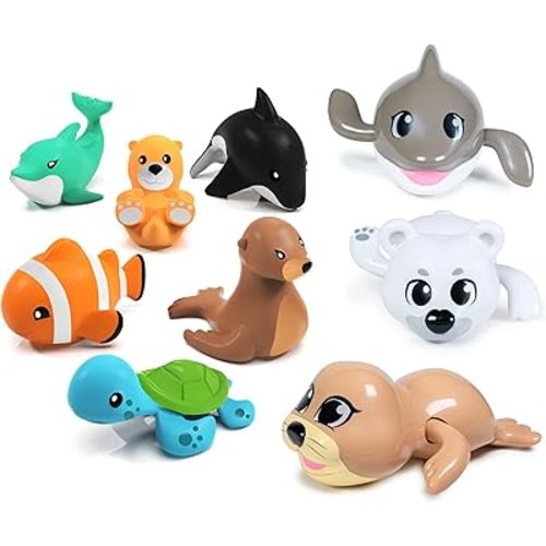 Marine™ Mold Free Bath Toys & Arctic Swimming Baby & Toddler Bath Toys