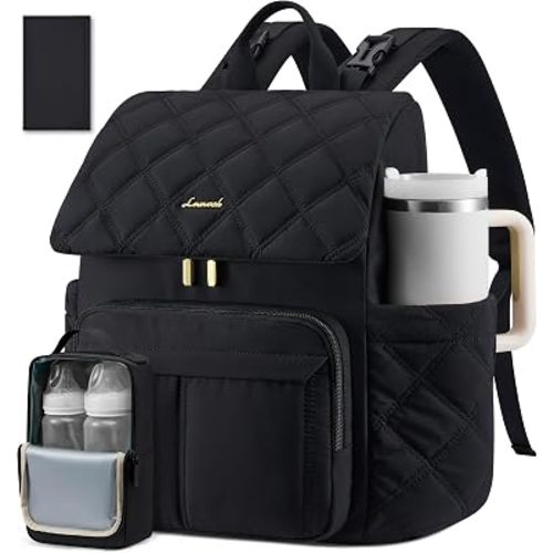 LOVEVOOK Diaper Bag Backpack With Large Capacity Cup Pocket