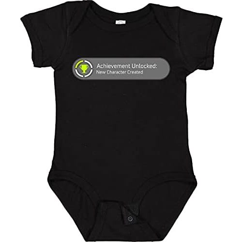 inktastic Achievement Unlocked: New Character Created Baby Bodysuit