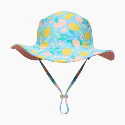 Snapper Rock Swimwear Lemon Drops Reversible Bucket Hat - Multi, S/M (0-2)