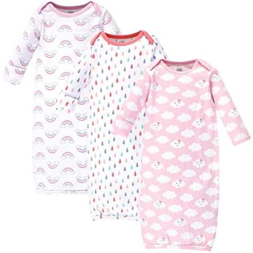 Luvable Friends Baby Girls' Cotton Gowns