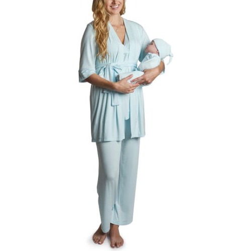 Analise During & After 5-Piece Maternity/Nursing Sleep Set, X-Small