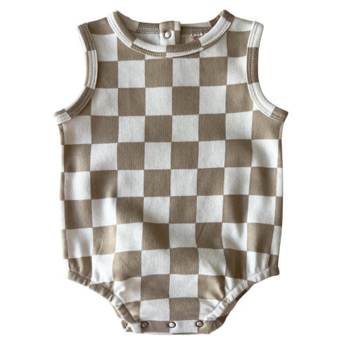 Tiramisu Checkerboard / Organic Dune Bubble