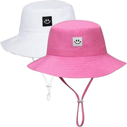 Baby Sun Hats 6-12 Months and 0-6 Months 2-5T UPF50+ Sun Protection